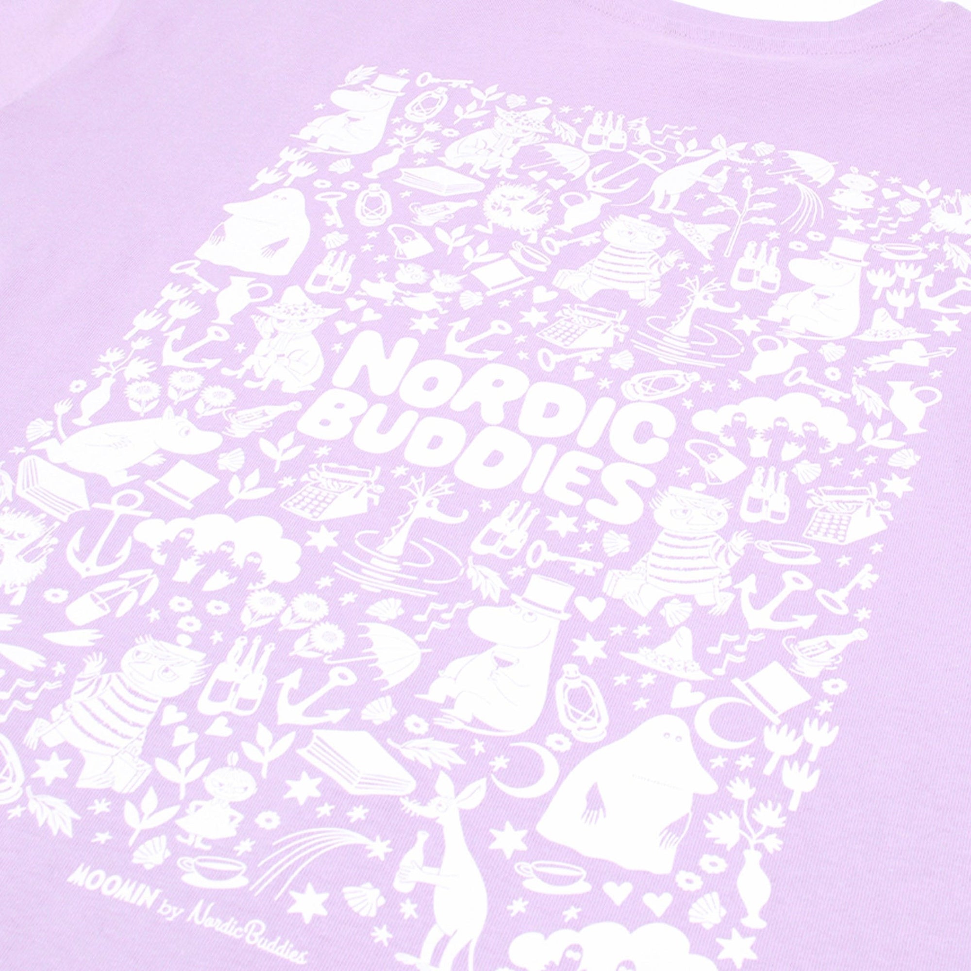 Heavyweight Lilac Cotton T Shirt
