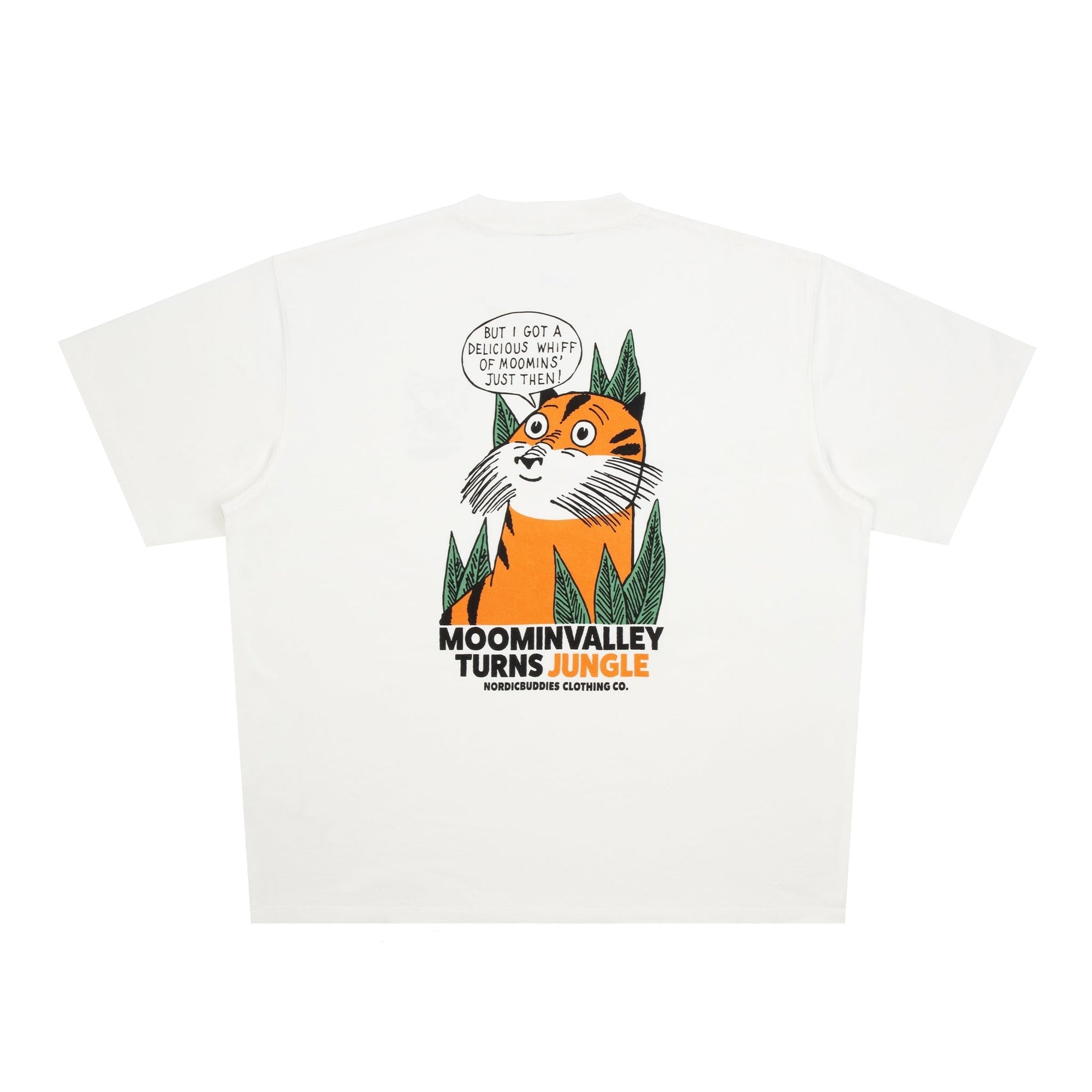 Heavy White Unisex Jungle T Shirt