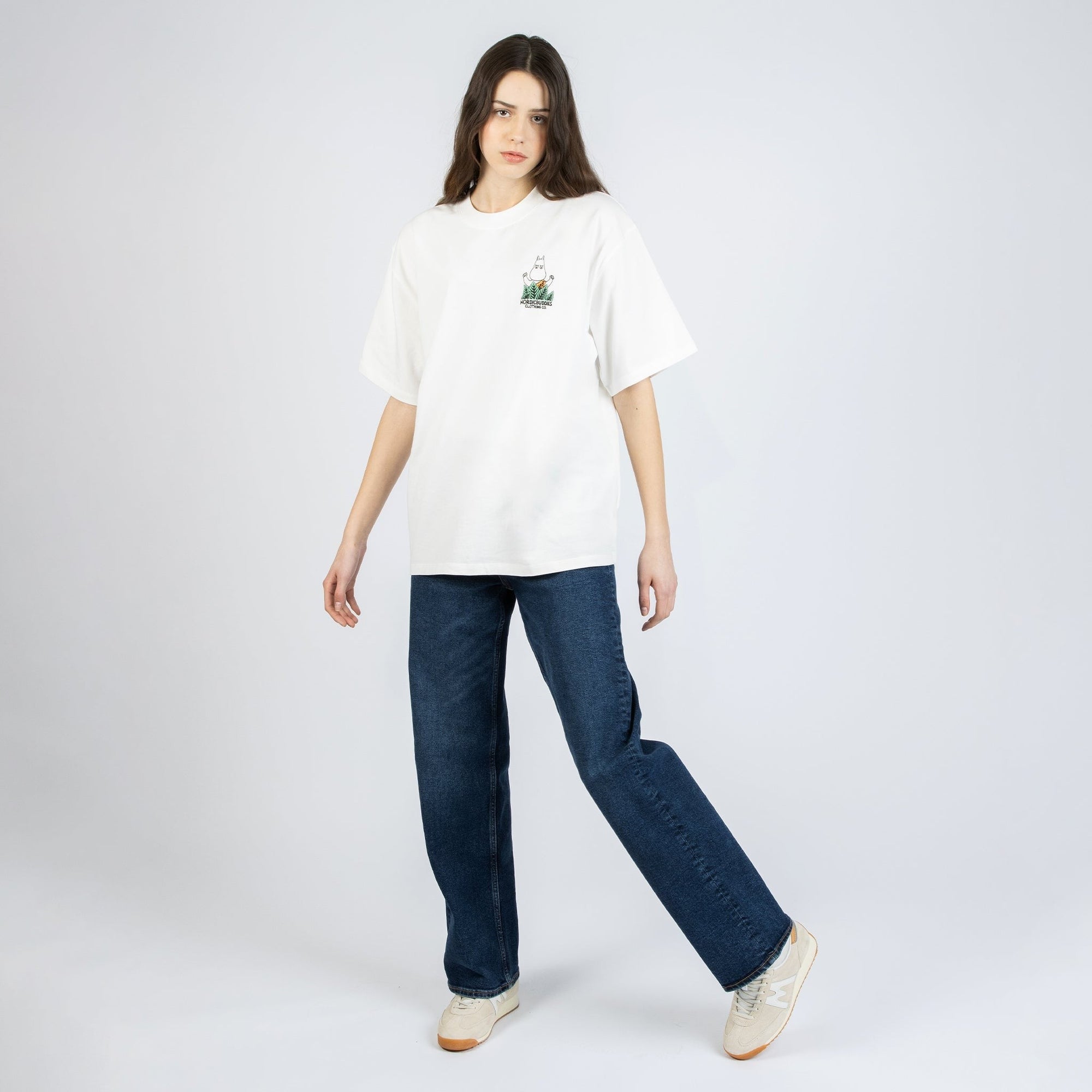 White Jungle Moomin Unisex T Shirt