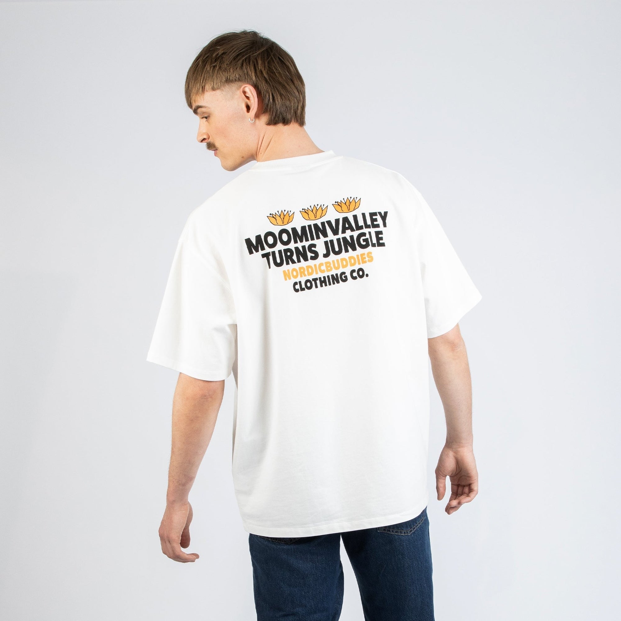 White Jungle Moomin Unisex T Shirt