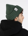 Moomintroll Chunky Knit Beanie in Green