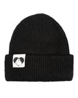Moomintroll Fluffy Chunky Beanie in Black