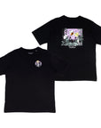 Moomintroll Jungle Black Cotton T Shirt