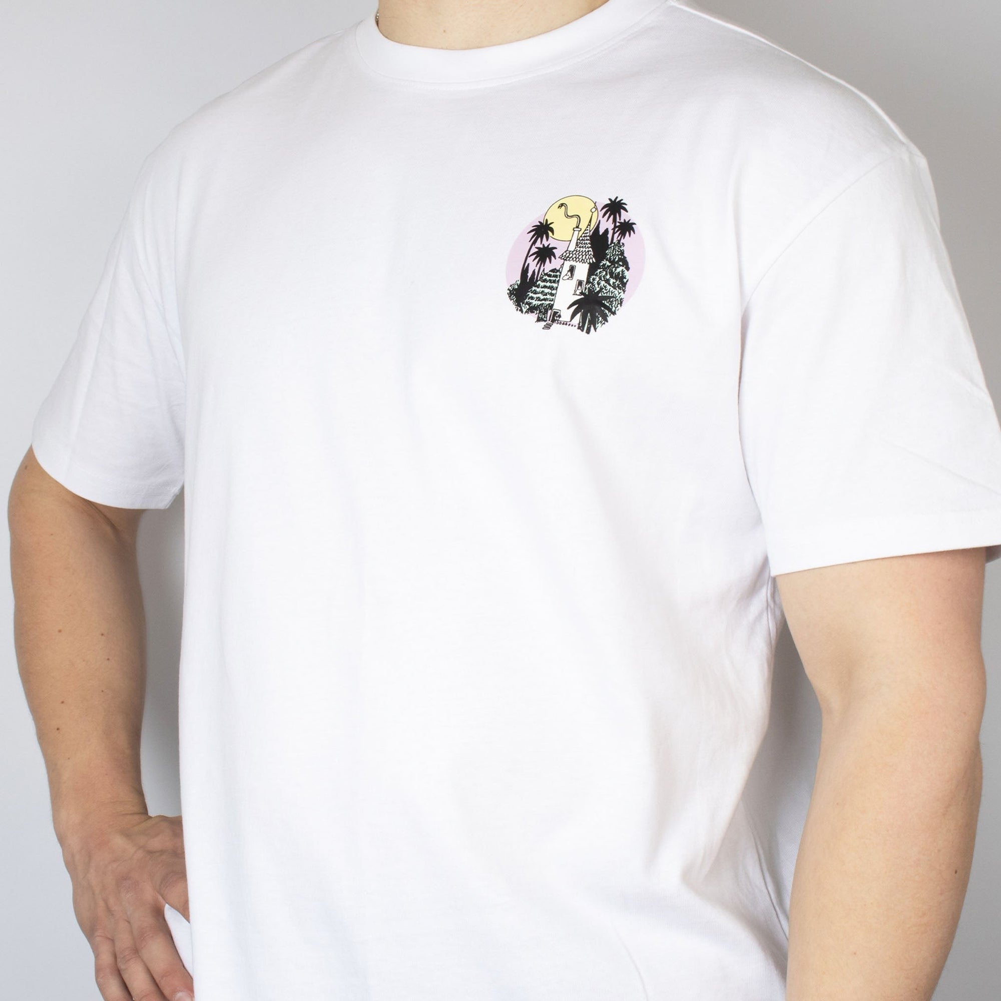 White Jungle Heavy Cotton Unisex T Shirt