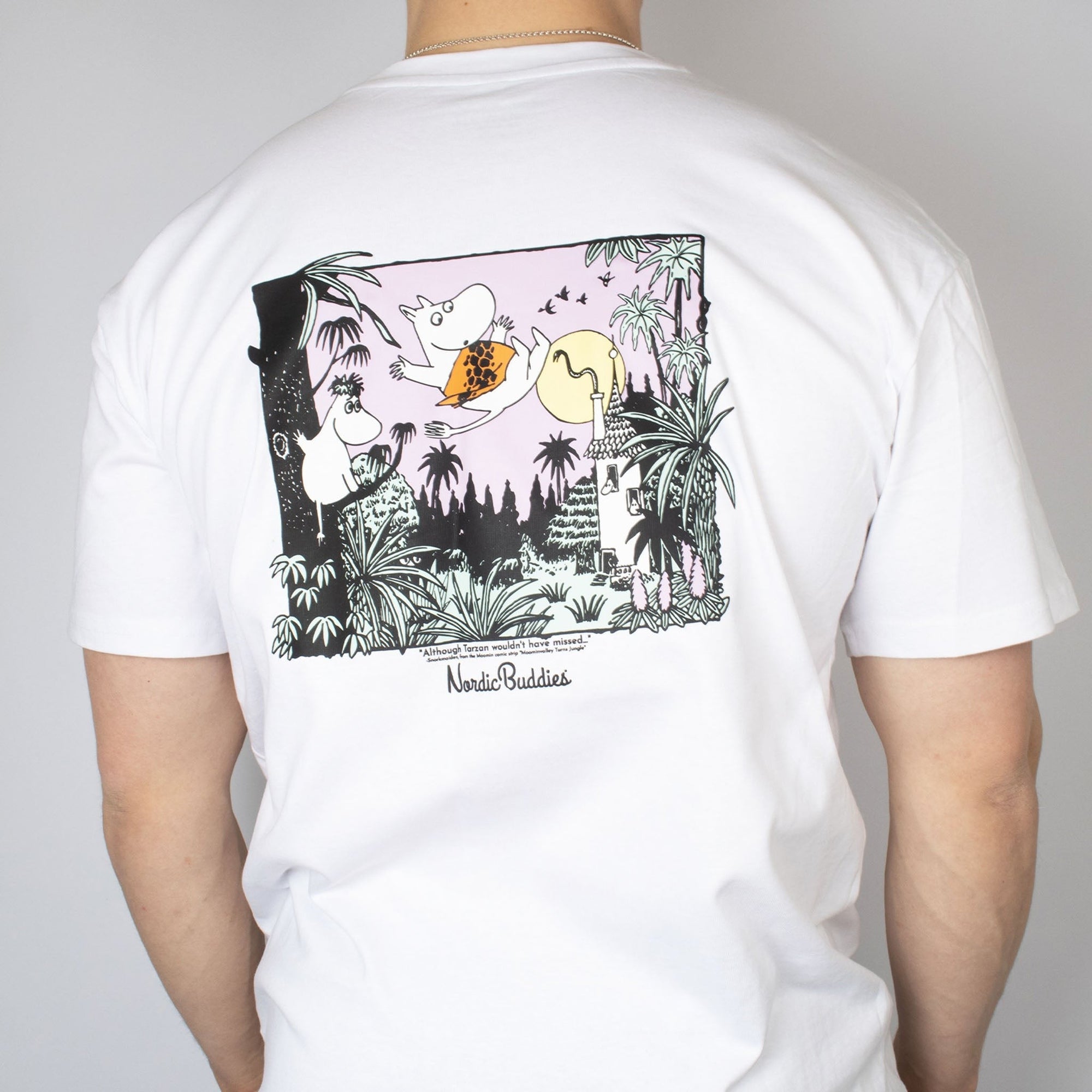 White Jungle Heavy Cotton Unisex T Shirt