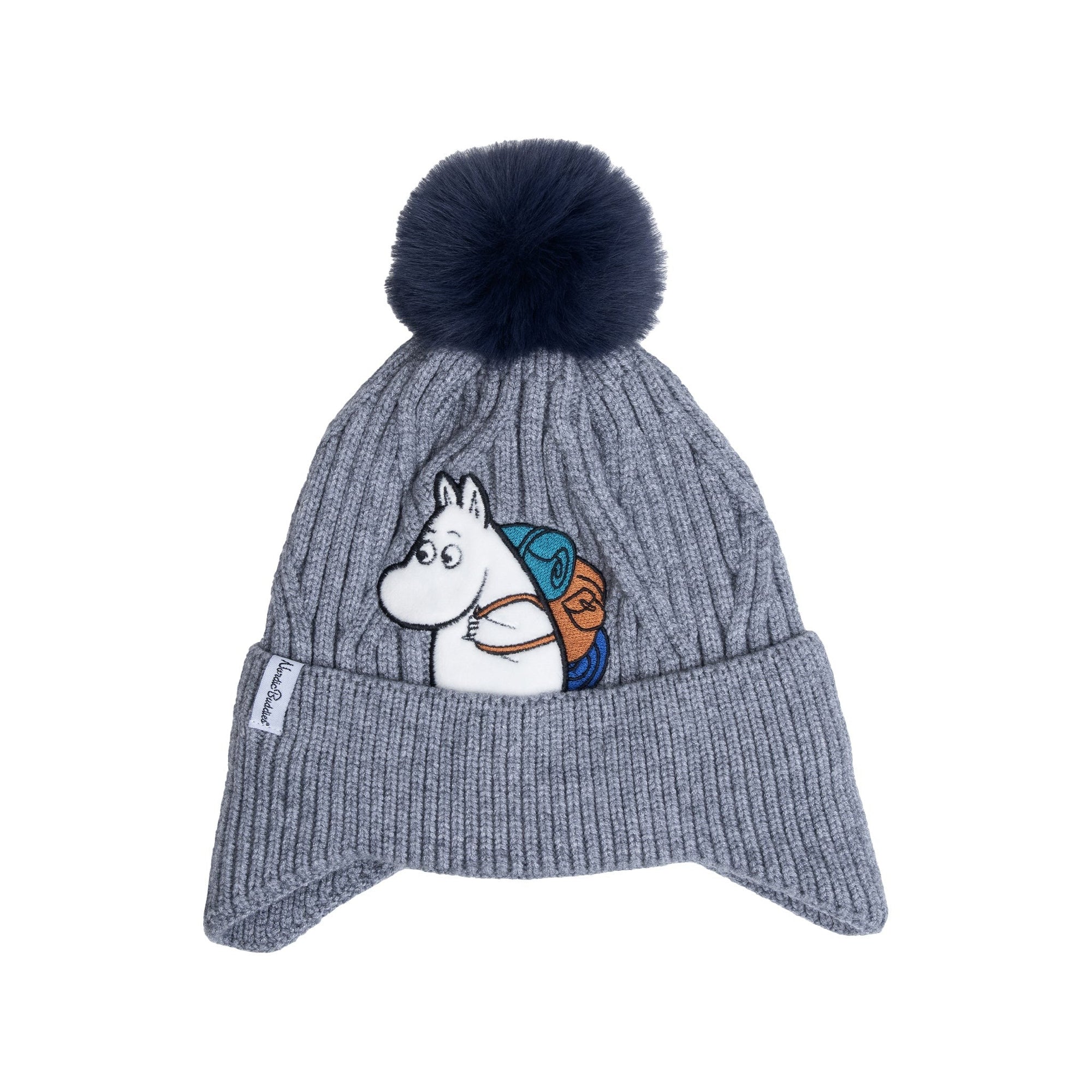 Moomintroll Winter Beanie for Kids in Grey