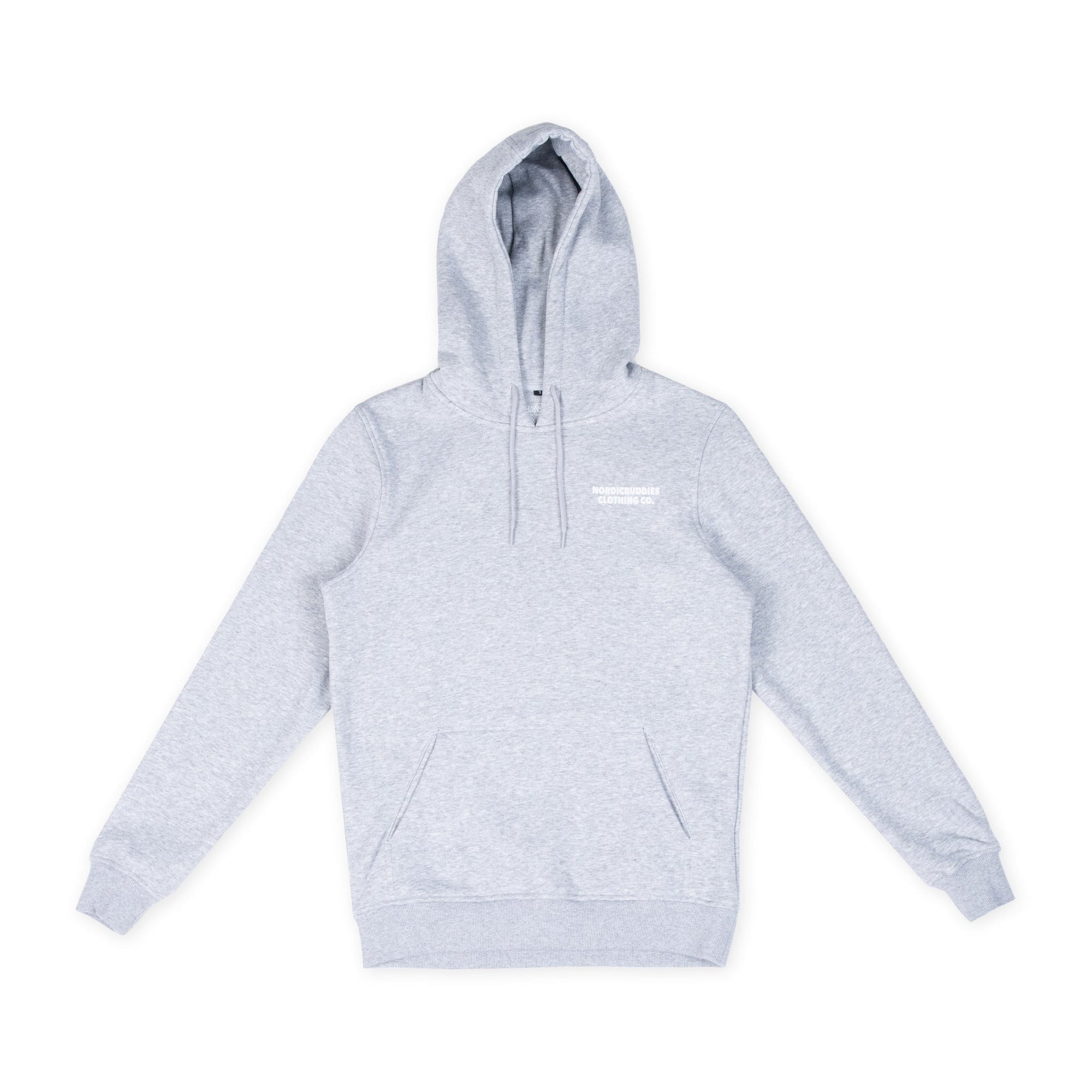 Grey Unisex Temper Hoodie with Moomintroll Embroidery