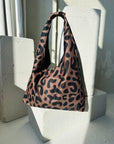 Classic Leopard Moon Bag