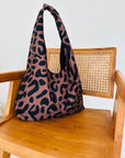 Classic Leopard Moon Bag