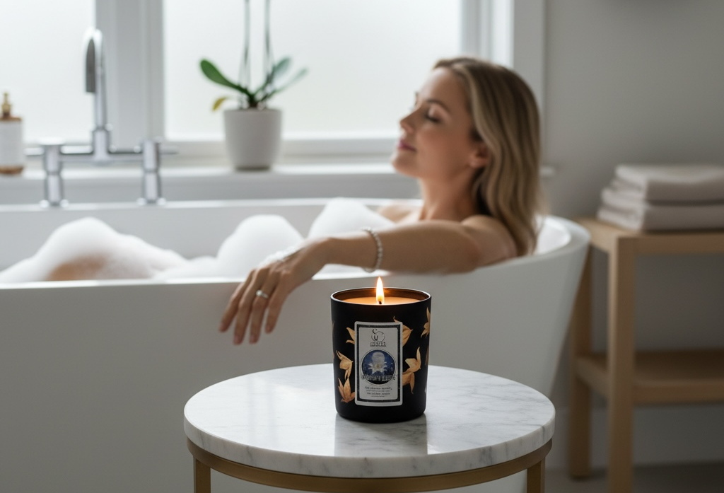 Moon Lily – Luxury Lily &amp; Amber Soy Candle (30cl)