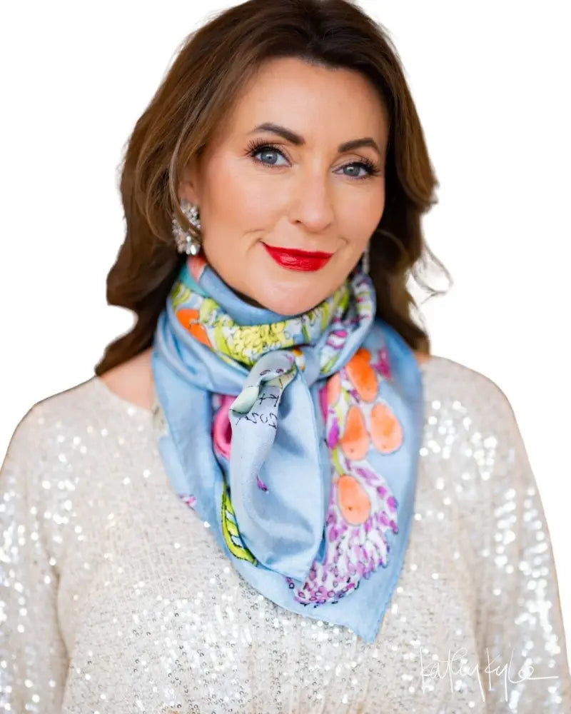 Moroccan Dreams Silk Scarf