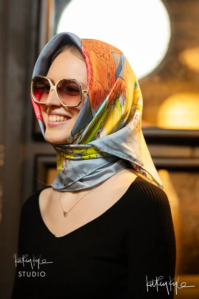 Moroccan Dreams Silk Scarf