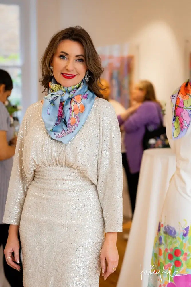 Moroccan Dreams Silk Scarf