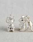 Mouse Silver Charm