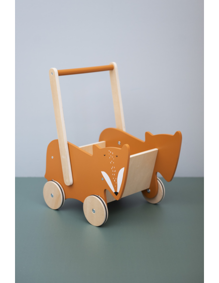 Crocodile Wooden Stroller for Kids – Safe &amp; Eco-Friendly by Trixie Baby at brixbailey.com