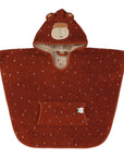 Organic Cotton Kids' Animal Hooded Poncho – Playful & Cozy by Trixie Baby at brixbailey.com