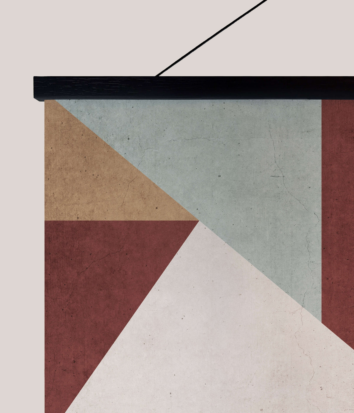 Geometric Triangle &amp; Square Tapestry