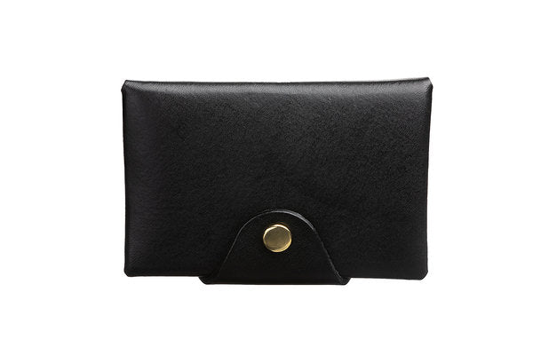 Vegetable-Tanned Leather Coin Pocket Wallet