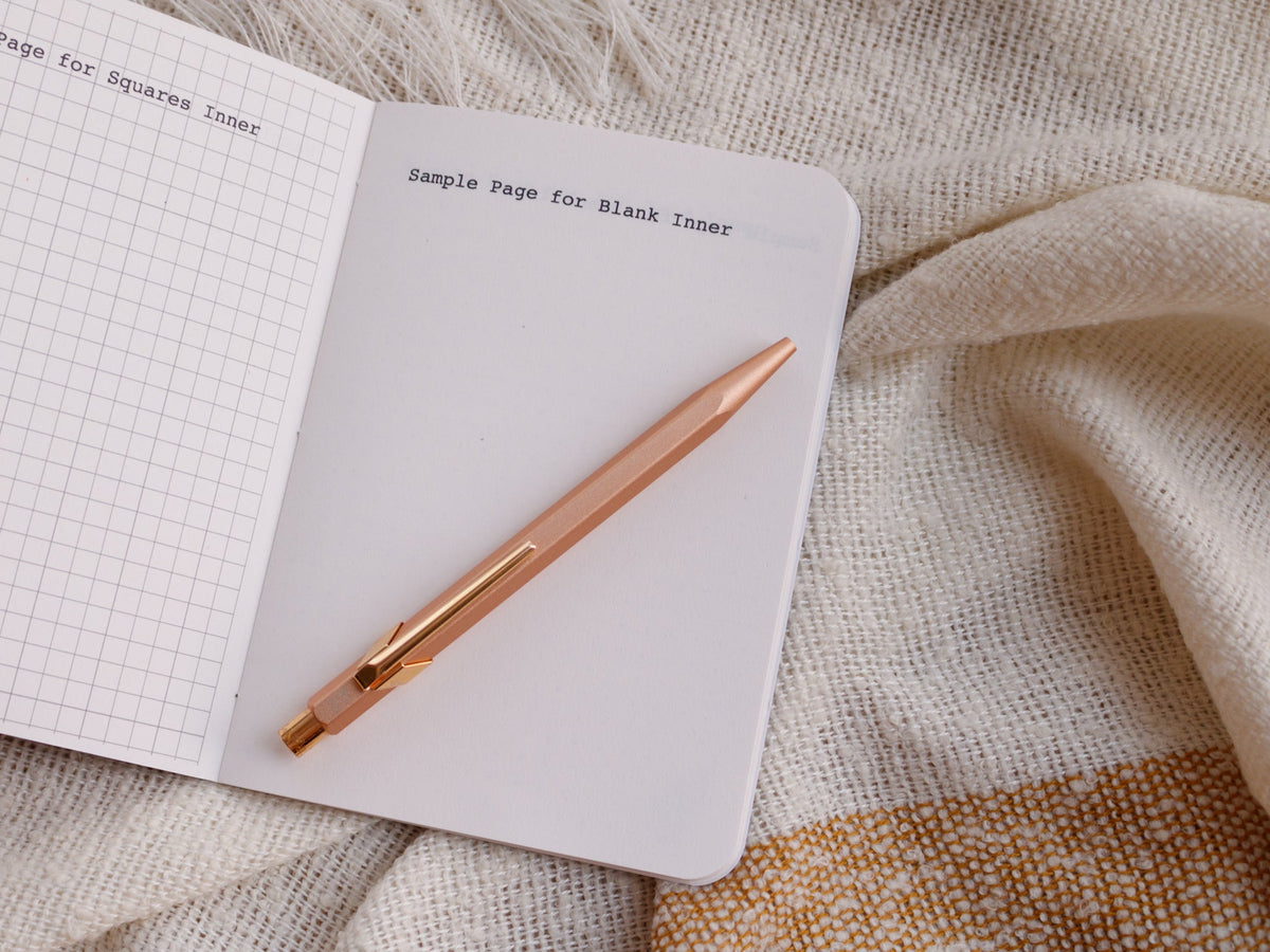 A6 Handmade Notebook with Mushroom &amp; Fern Design