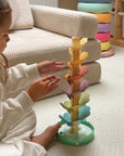 Musical Rainbow Wooden Ball Track for Curious Kids