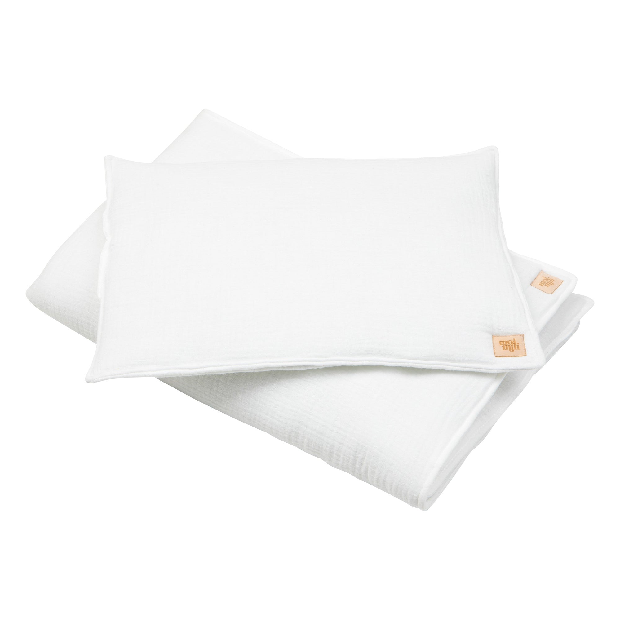 Cream Muslin Baby Blanket and Pillow Set