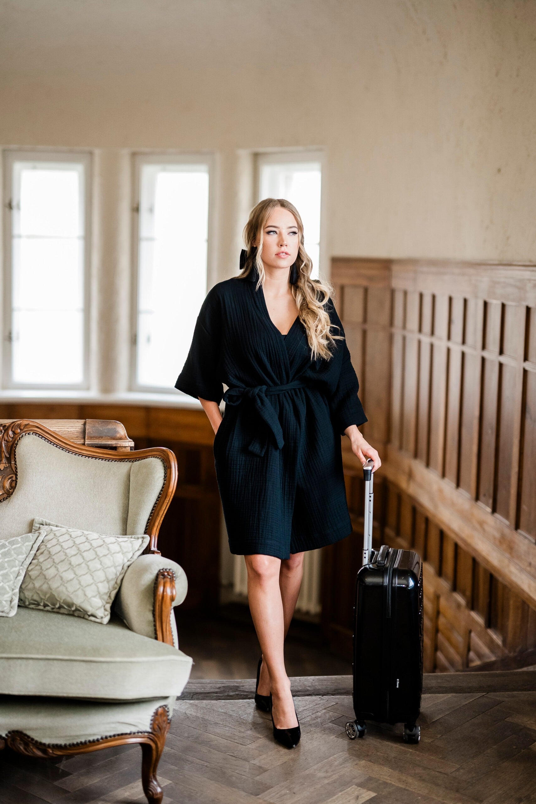 Muslin Kimono Robe for Women