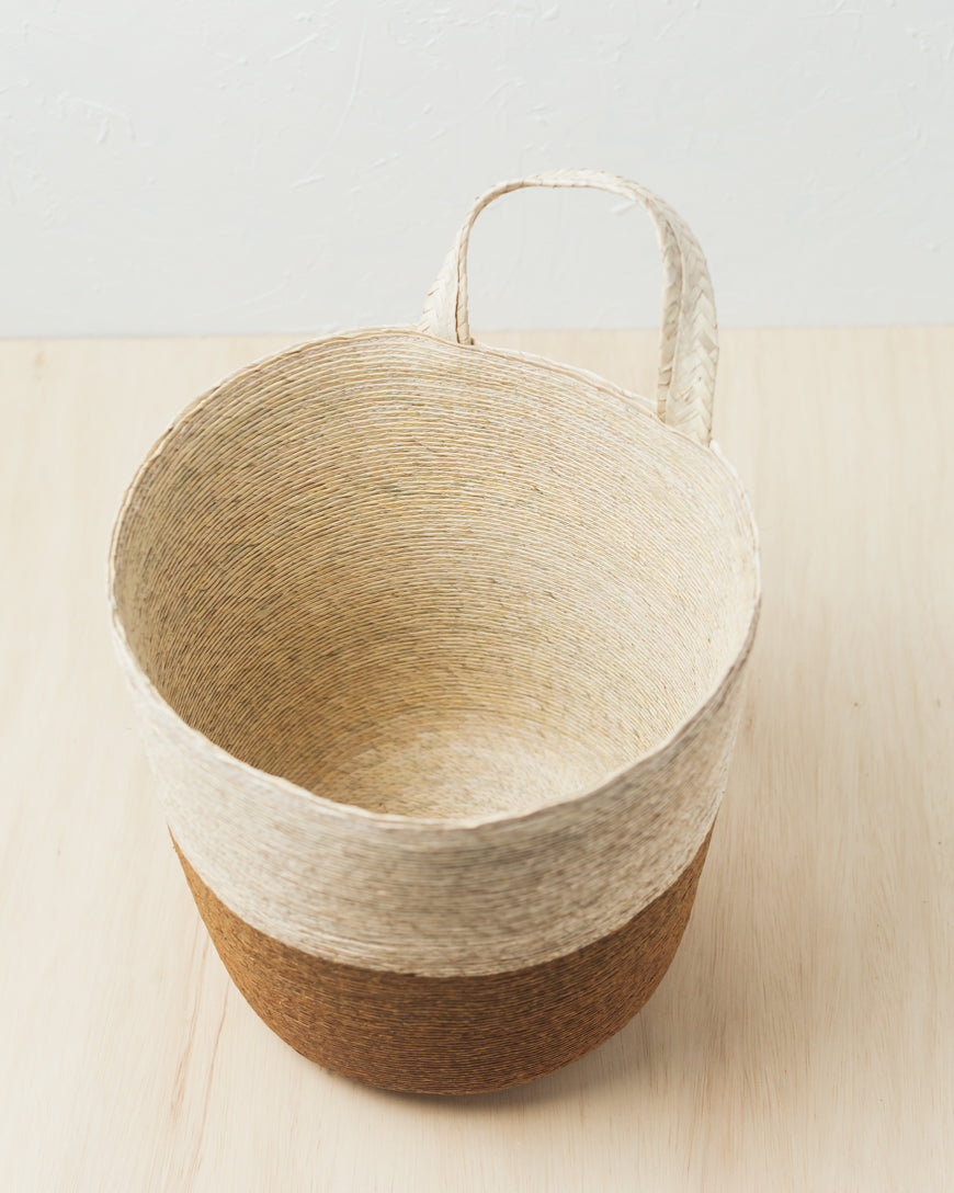 Hanging Basket in Natural Palm