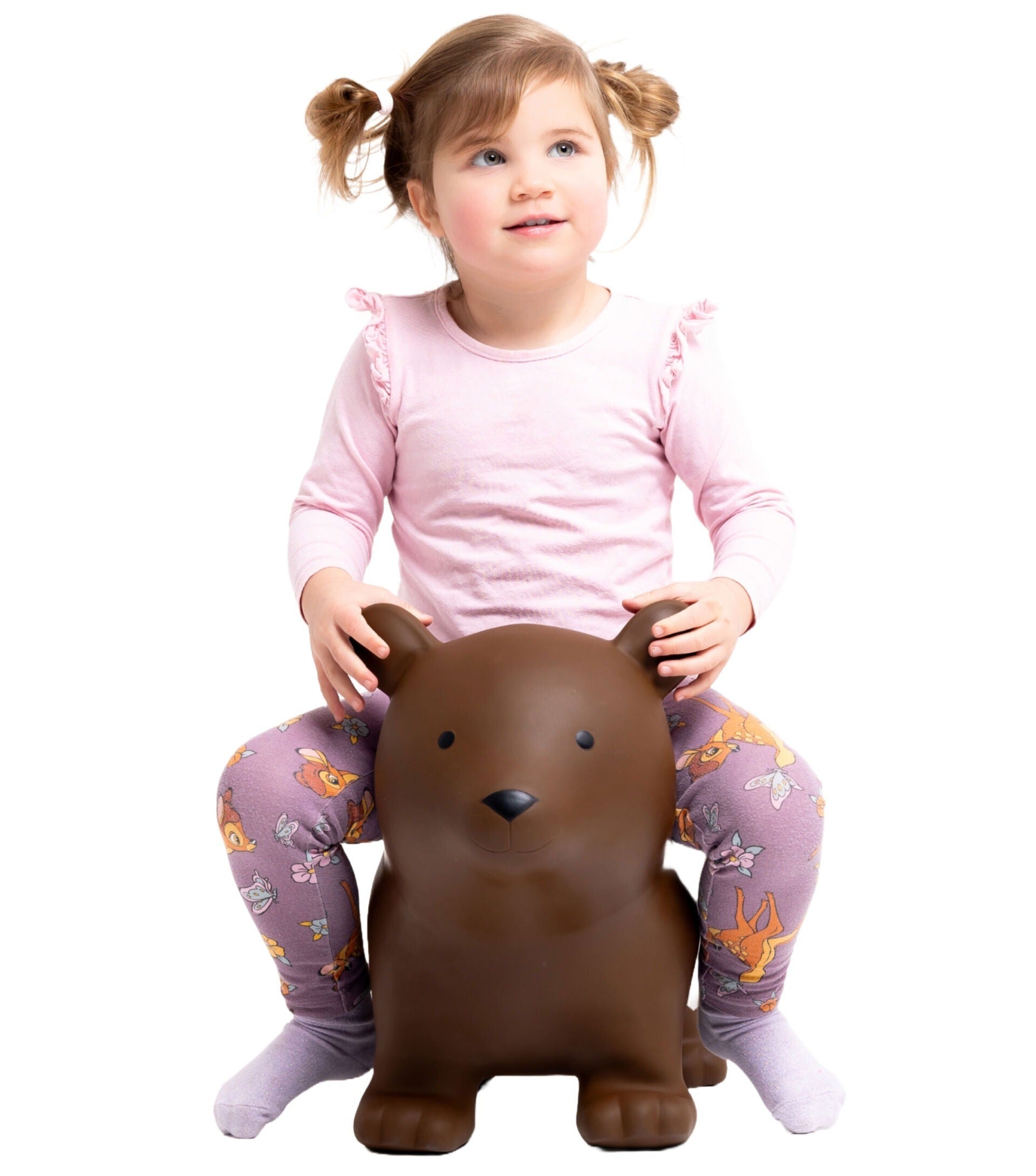 Bouncy Brown Bear Ride On Toy
