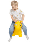 Yellow Bouncy Horse Toy for Toddlers