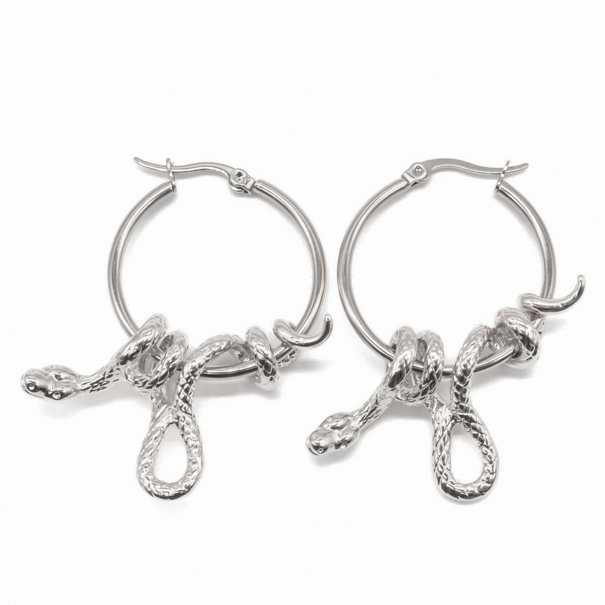 Serpent's Lair Snake Earrings