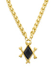 The Obsidian Marrow Necklace Gold