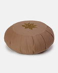 Yoga Studio GOTS Organic Cotton Round Lotus Zafu Buckwheat Cushion