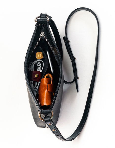 Short Day Off Handbag – Sustainable &amp; Stylish Leather Essential by Stella Soomlais at brixbailey.com