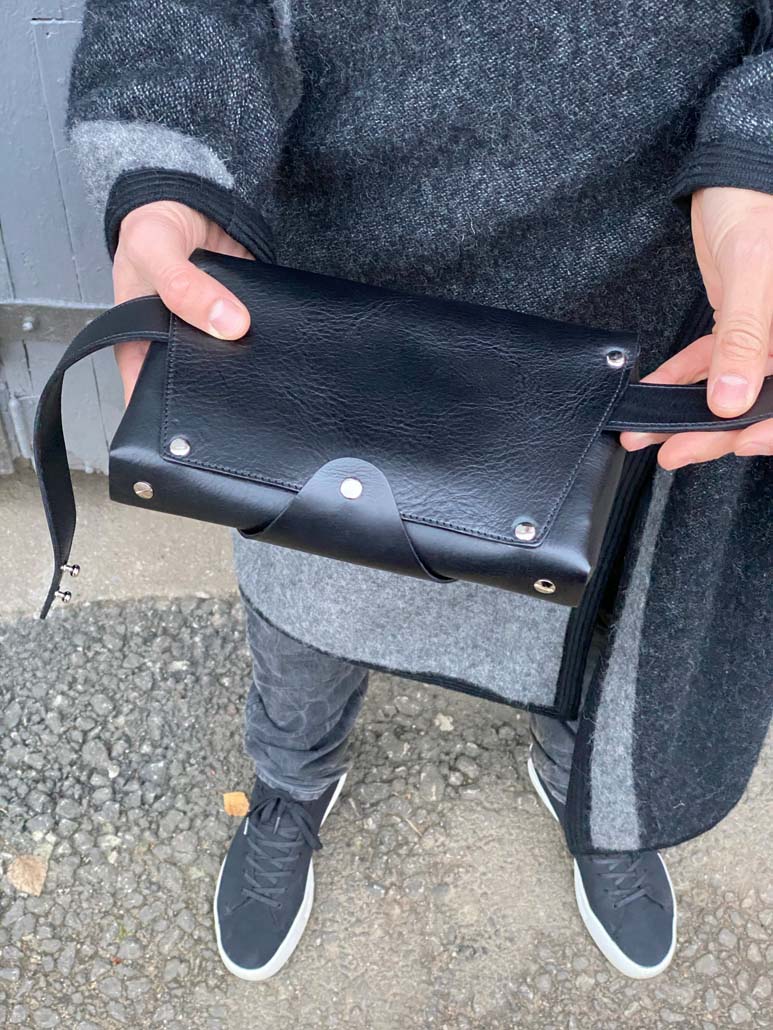Versatile Leather Fanny/Shoulder Bag - Handcrafted & Eco-Friendly
