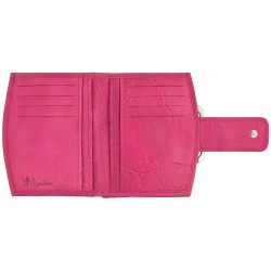Leather Womens Wallet with Mirror