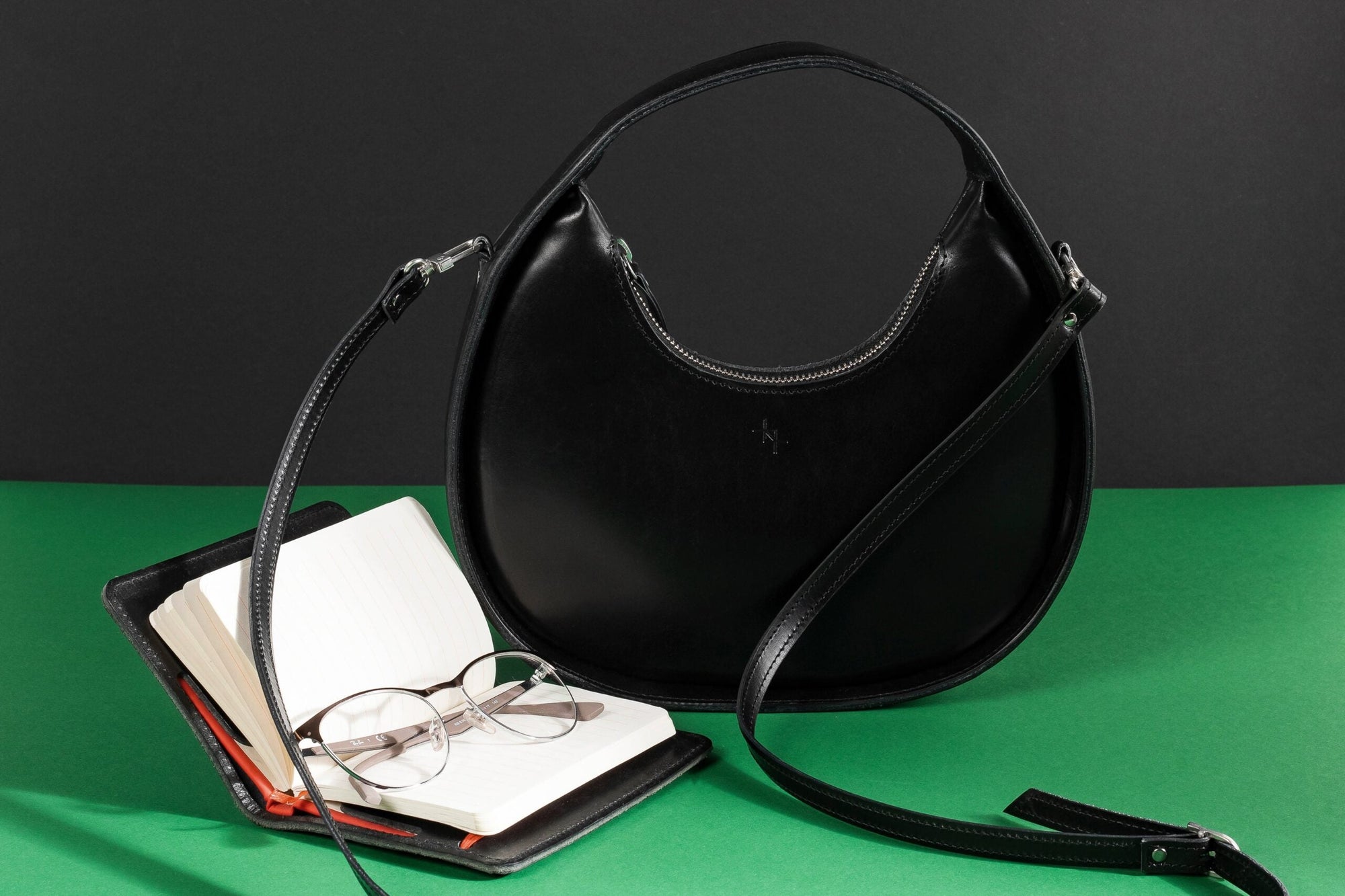 Elegant Mini Moon Sling Bag – Versatile &amp; Stylish Leather by Craftory at brixbailey.com