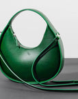 Elegant Mini Moon Sling Bag – Versatile & Stylish Leather by Craftory at brixbailey.com