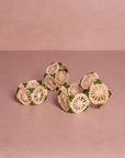 Atlántico Iraca Woven Napkin Ring, Green - Set of 4