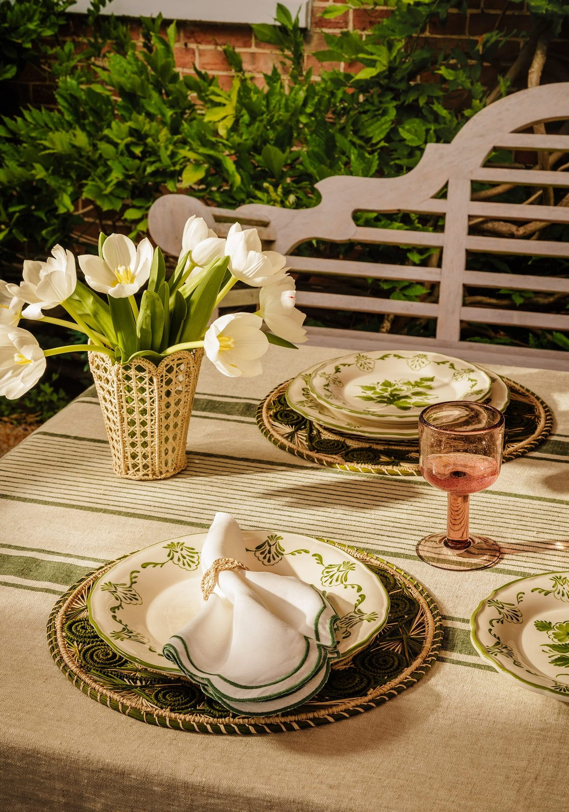 Atlántico Iraca Woven Napkin Ring, Natural