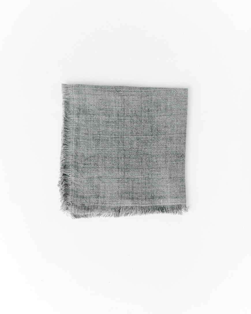 Stone Washed Linen Cocktail Napkin-1