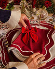 The Bordeaux Scallop Napkin- Set of 4