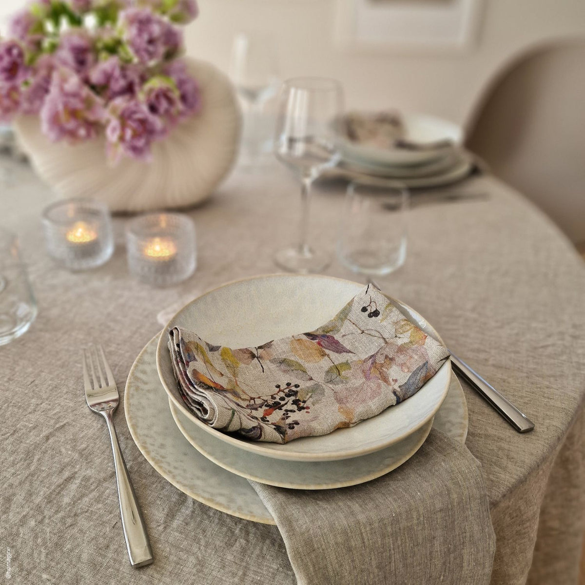 Set of Two Linen Napkins