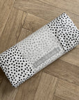 Travel Changing Mat - Black Spotty Print