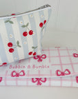 Nappy Wallet - Cherry Stripe