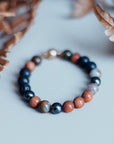 Natural Lava Stone Bracelet Magic Autumn