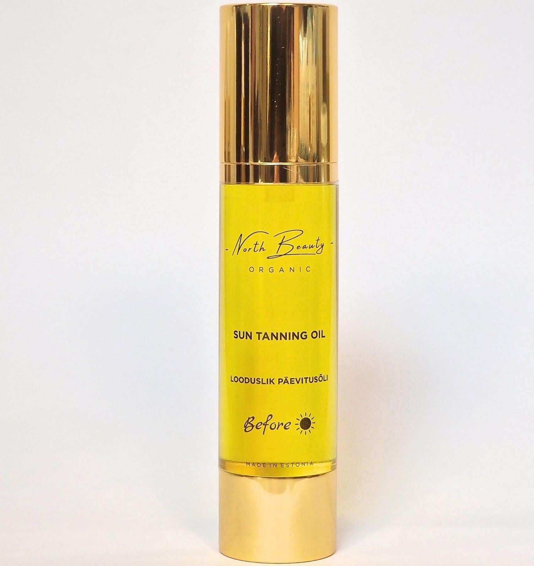 A Healthy Way to Tan: Natural Tanning Oil with Almond, Avocado &amp; Argan Oils - Nourish and Hydrate for a Golden Glow by North Beauty at www.brixbailey.com