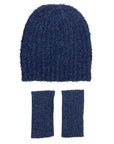 Plush Navy Alpaca Beanie Hat