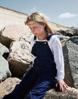 Navy Corduroy Dungarees