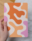 A5 Handmade Notebook with Abstract Design