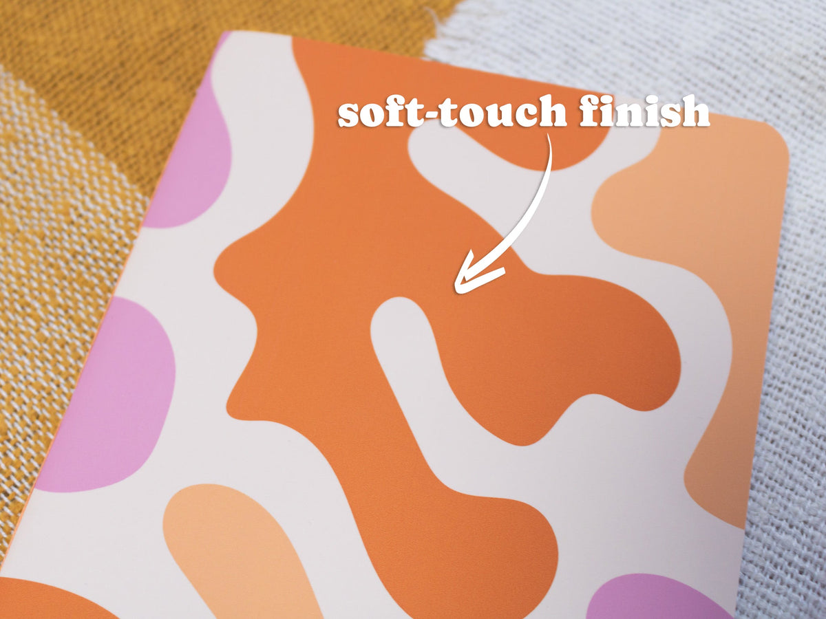 A5 Handmade Notebook with Abstract Design